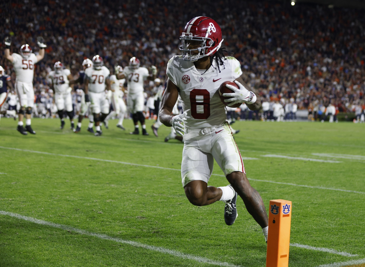John Metchie Scores against Auburn